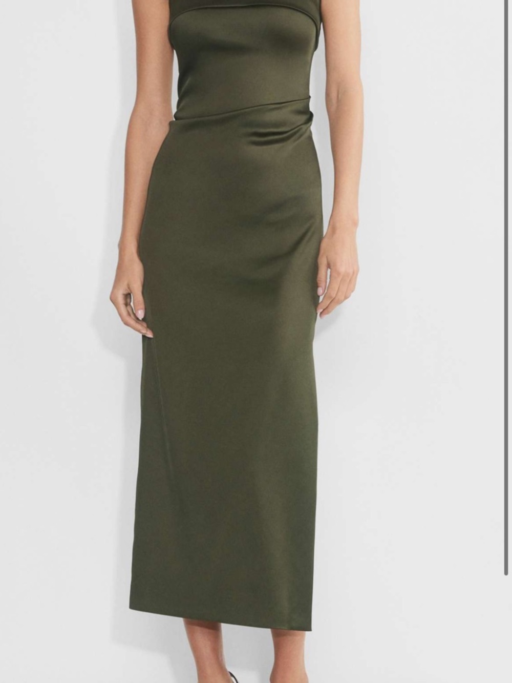 Aritzia Ten exclusive satin dress